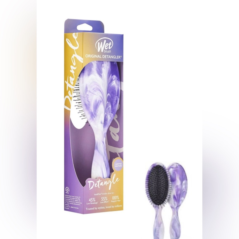 Wet Brush Gemstone Original Detangler Hair Brush - Amethyst
